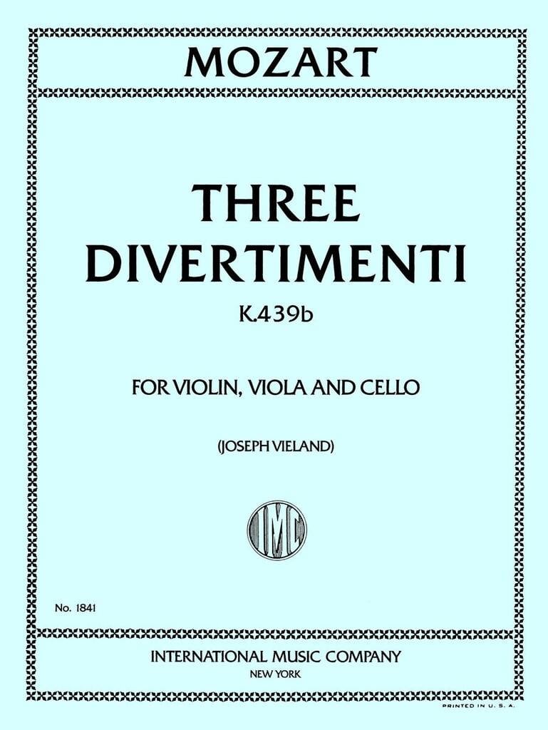 3 Divertimenti K 439B (Vieland)